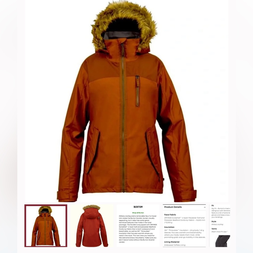 Burton Scarlet Snowboard Jacket